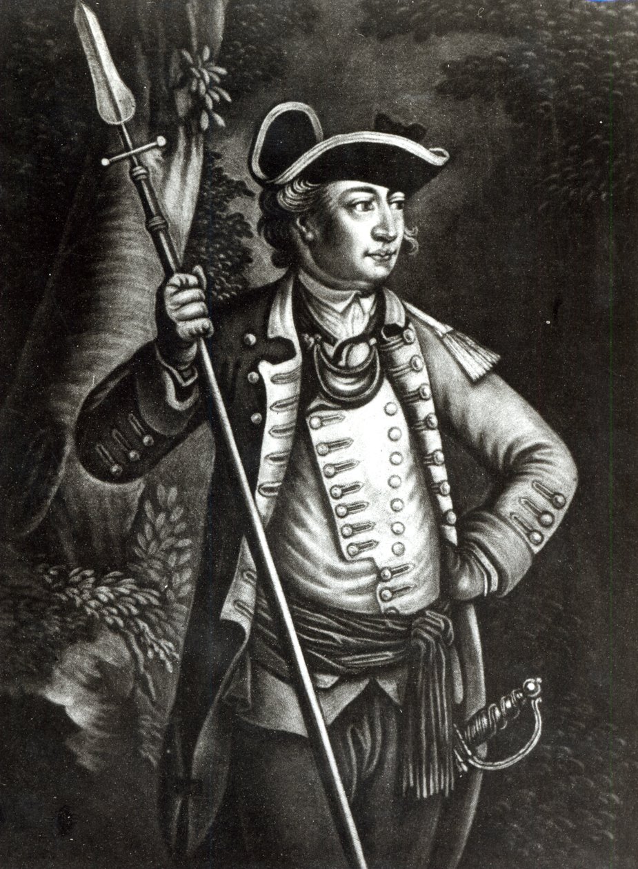 Generálmajor John Sullivan (1740-95), 1776 od English School