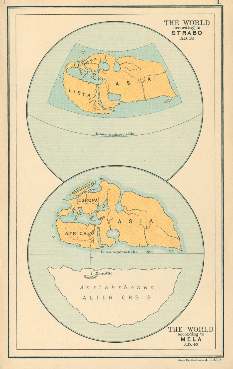 Mapa: (barevná litografie) od English School