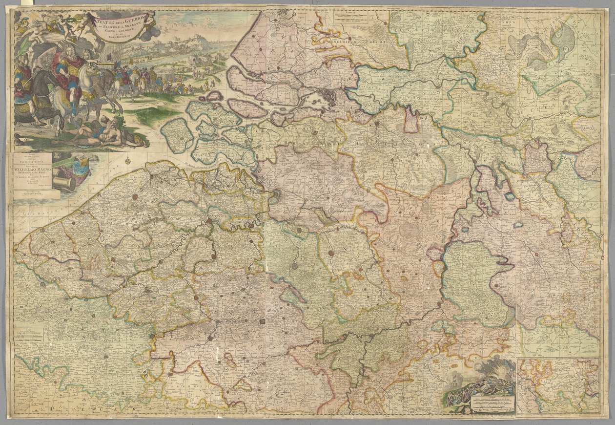 Mapa Belgie od English School