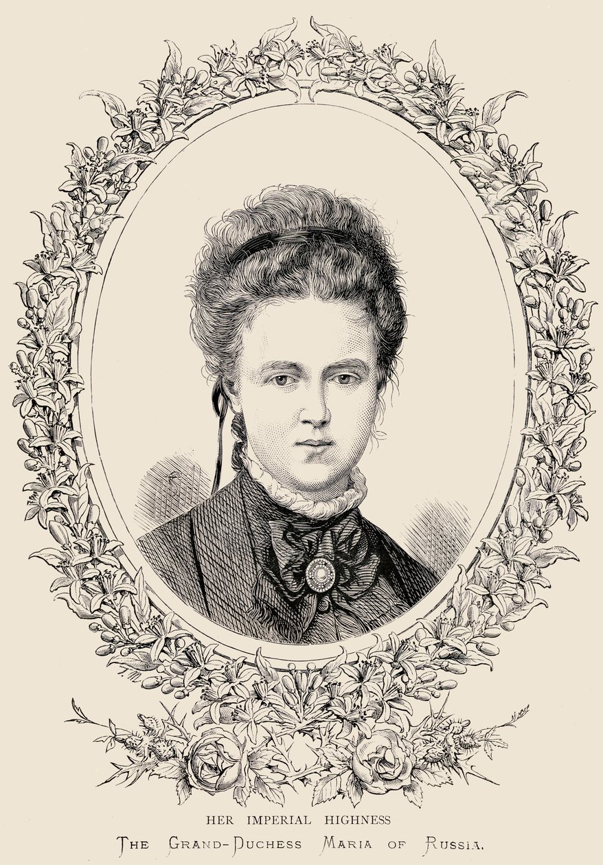 Maria Alexandrovna (1853-1920), její císařská výsost, velkovévodkyně Ruska od English School