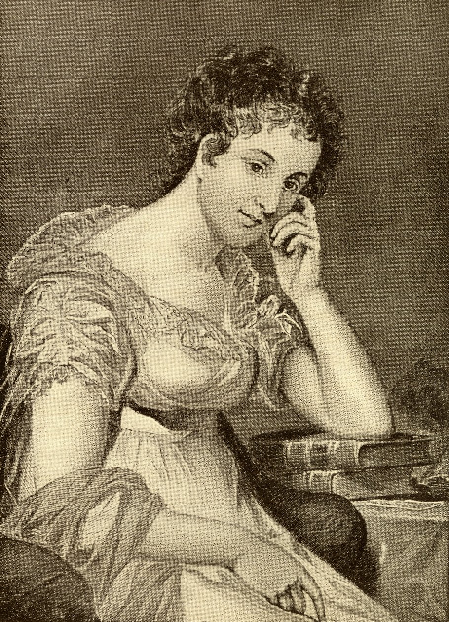 Maria Edgeworthová (1767–1849) od English School