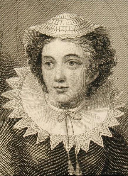 Marie, královna skotská (1542-87) (rytina) od English School