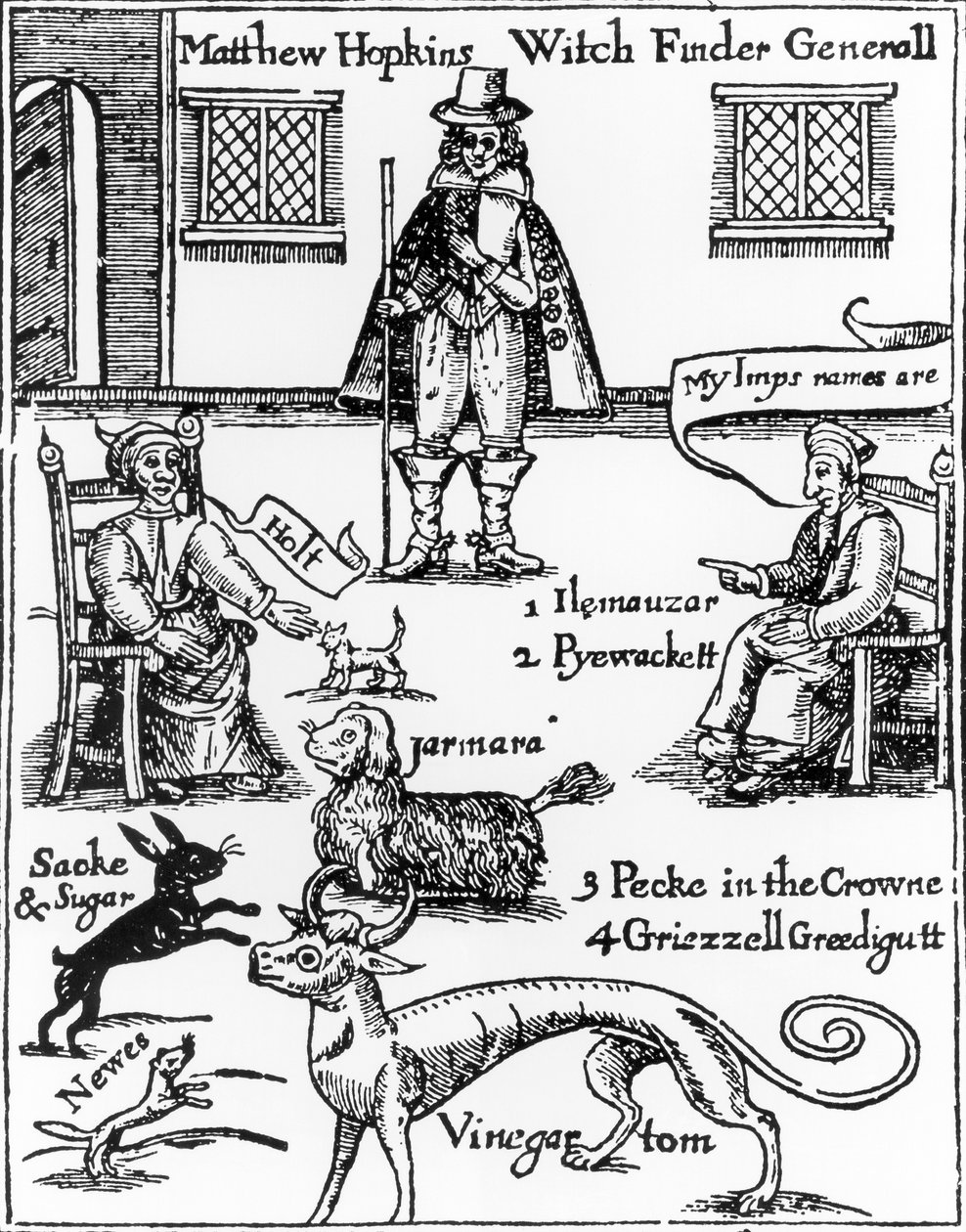 Matthew Hopkins, The Witchfinder General († 1647) od English School