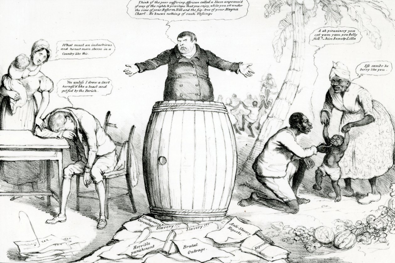 McLeans Monthly Sheet of Caricatures, or the Looking Glass, publikoval Thomas McLean, tisk Robert Seymour, 1832 od English School