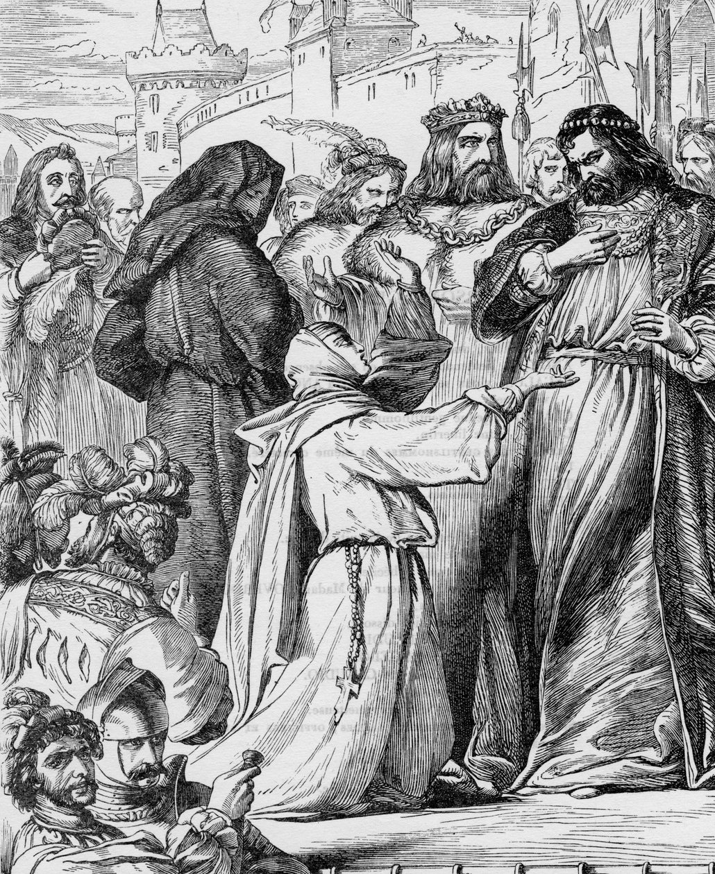Measure for Measure - Ilustrace v "" Works complete by William Shakespeare"" 1866 - Ilustrace a obecná forma tohoto vydání jsou vypůjčeny z Cassellova ilustrovaného Shakespeara, vydaného v Londýně od English School