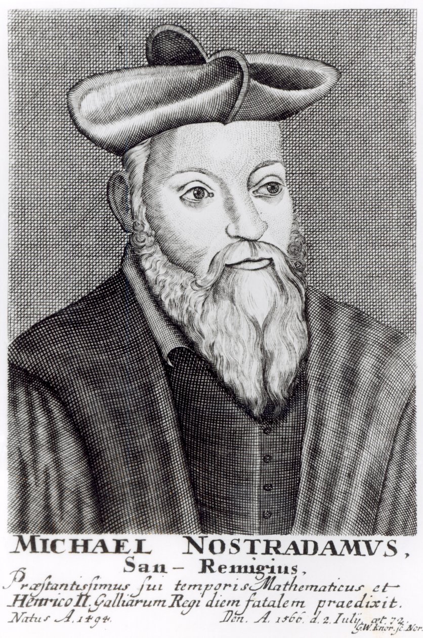 Michel Nostradamus (1503–1566) od English School