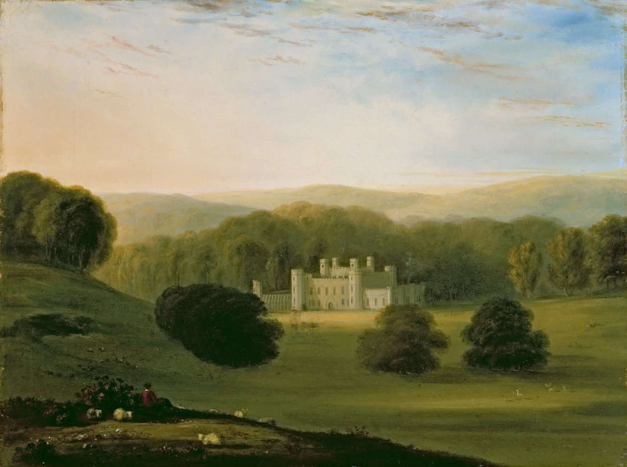 Michelgrove House, Clapham, poblíž Worthingu, Sussex od English School