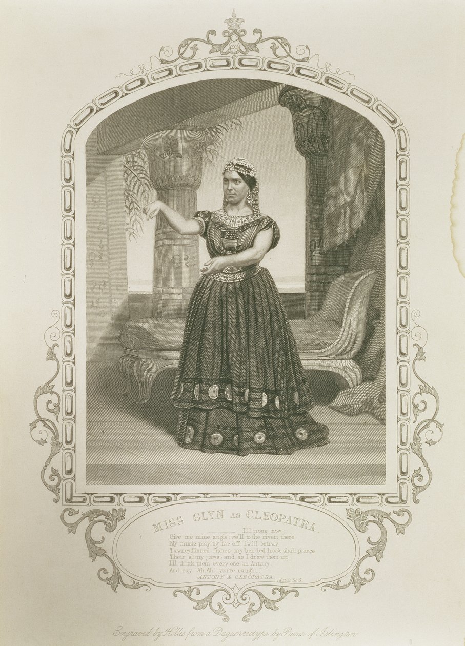 Slečna Laura Addison jako Imogen, v Cymbeline od Williama Shakespeara (1564-1616) od English School