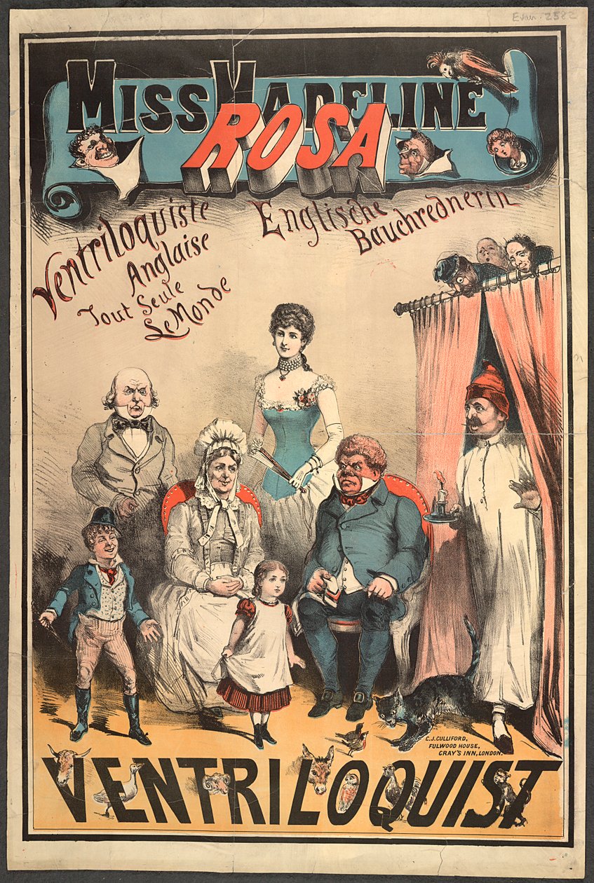 Slečna Madeline Rosa, břichomluvkyně od English School