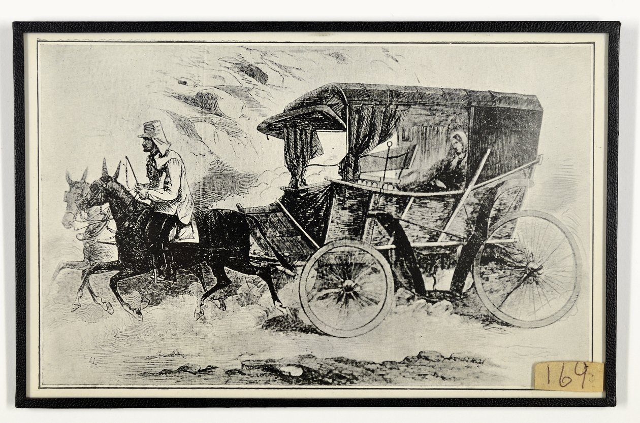 Kočár slečny Nightingalové v sídle války, z „The Illustrated London News“ od English School