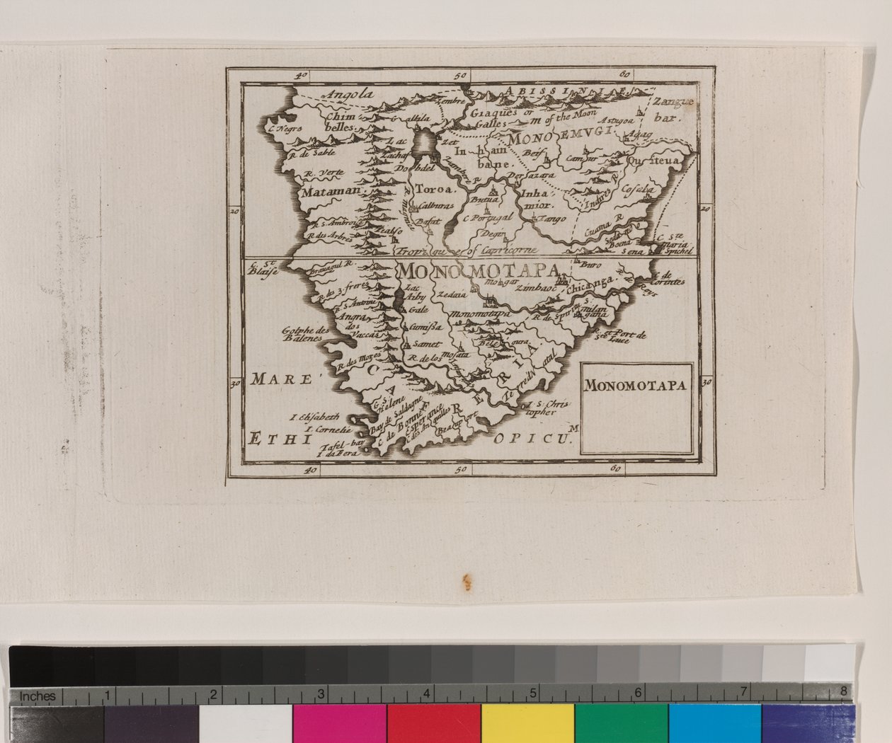 Monomotapa, 1681 od English School