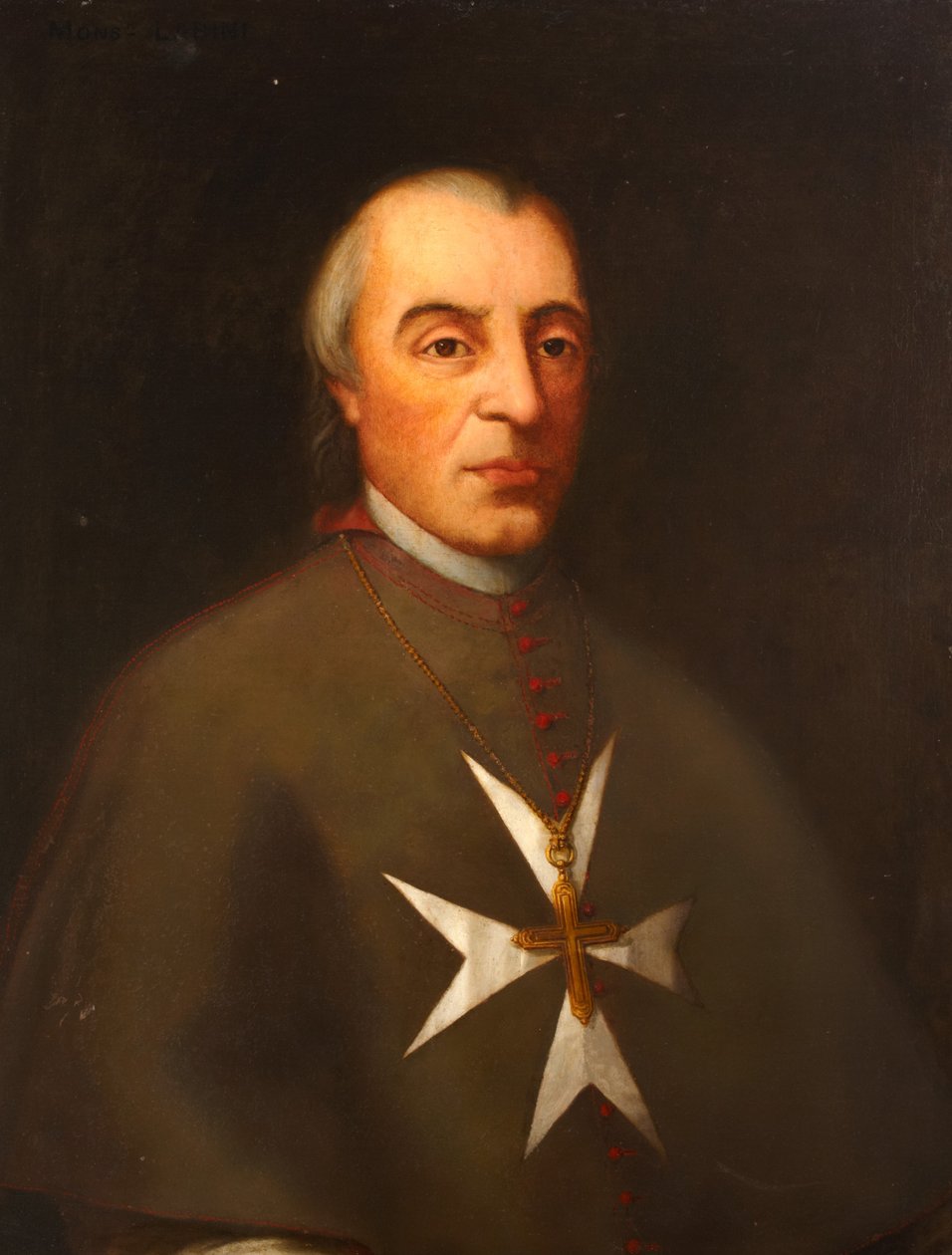 Monsignor Vincenzo Labini, biskup z Malty, 1798 od English School
