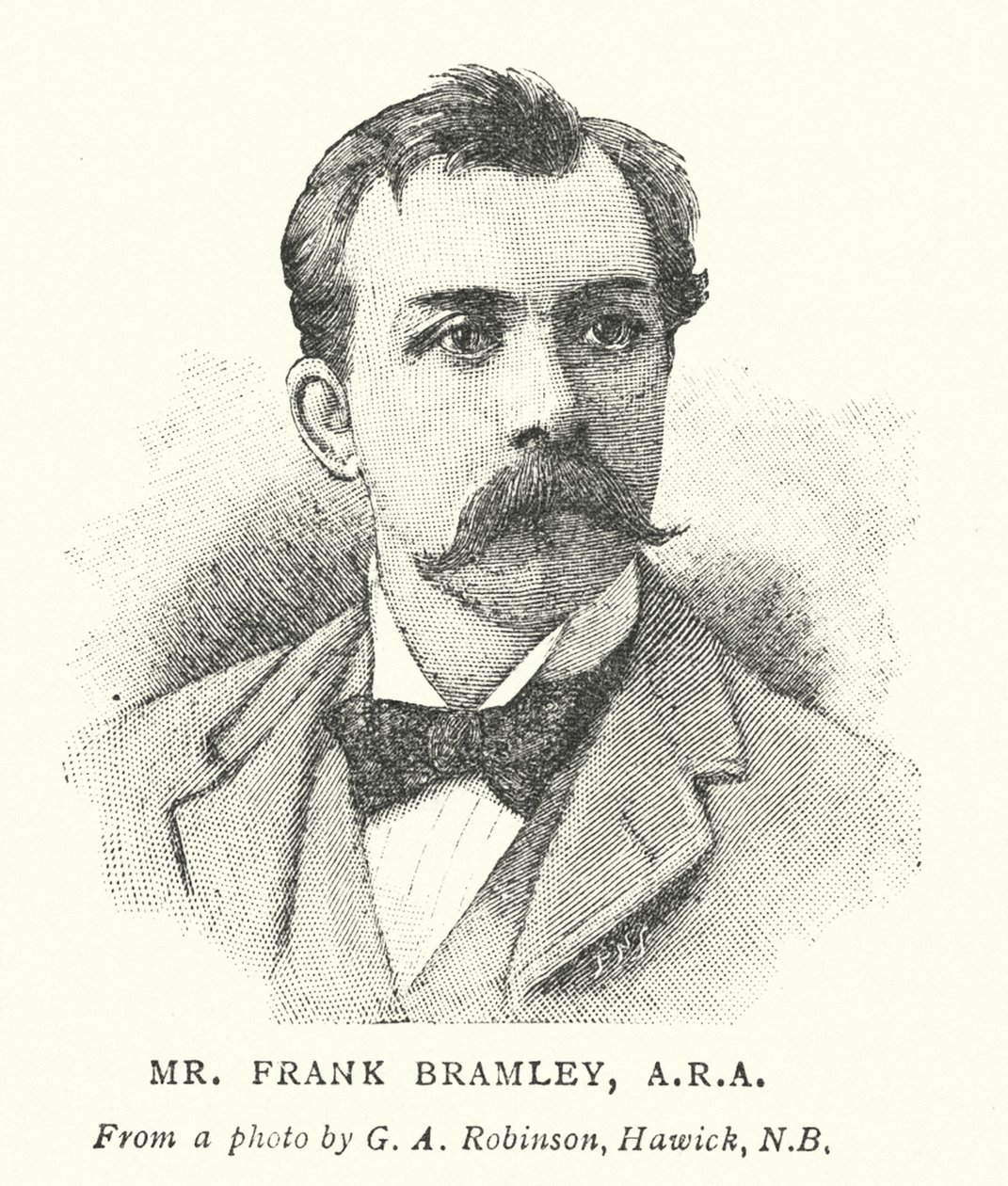 Pan Frank Bramley, ARA (rytina) od English School