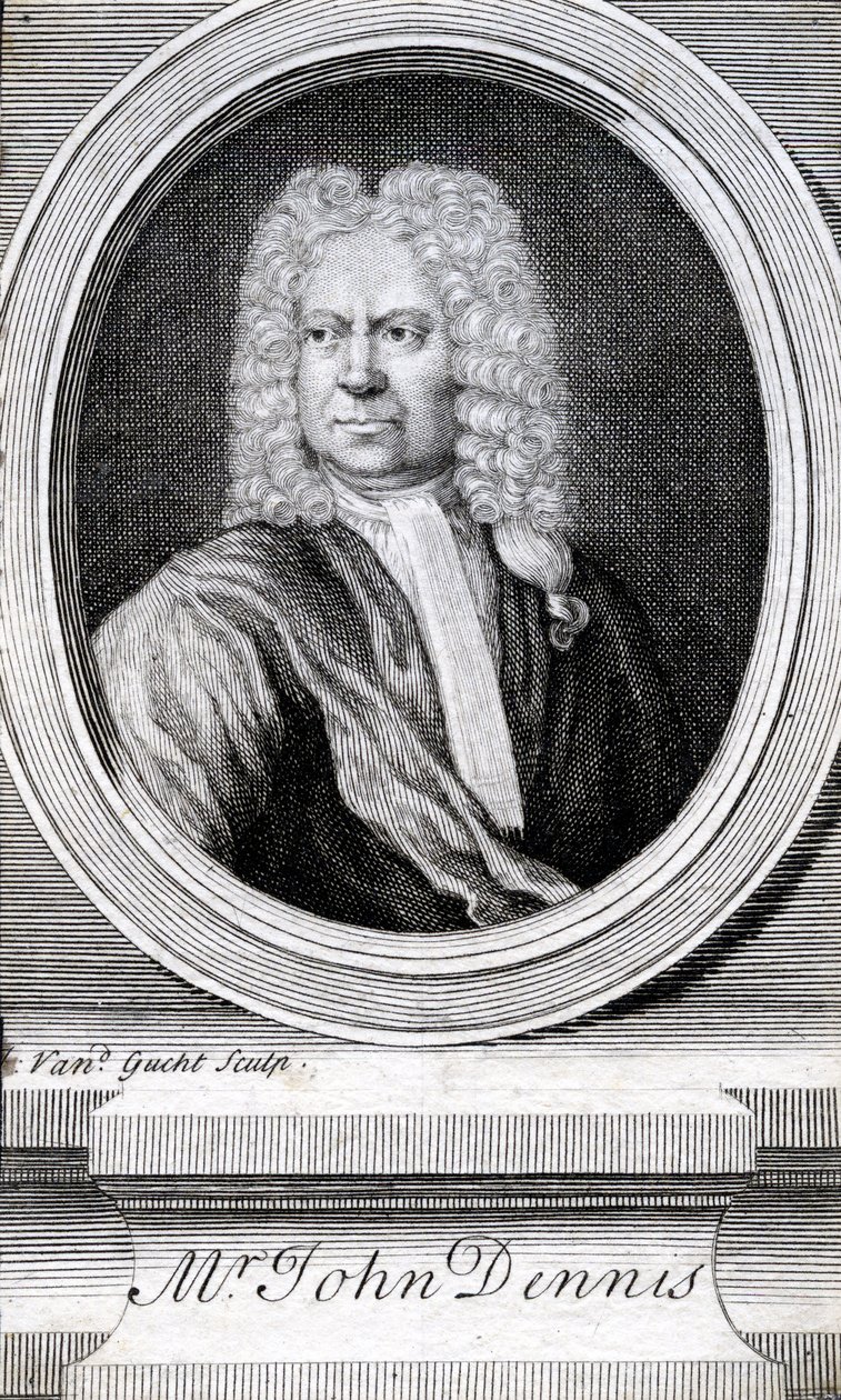 pan John Dennis (1658-1734) od English School