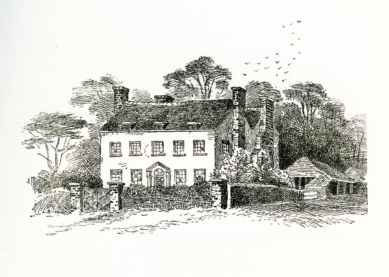 Dům paní Snookesové v Ringmer, Sussex, Anglie, 1733 od English School