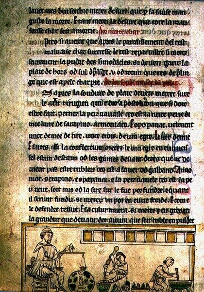 Ms.O.1.20.f.240r Lékárnická dílna, z 