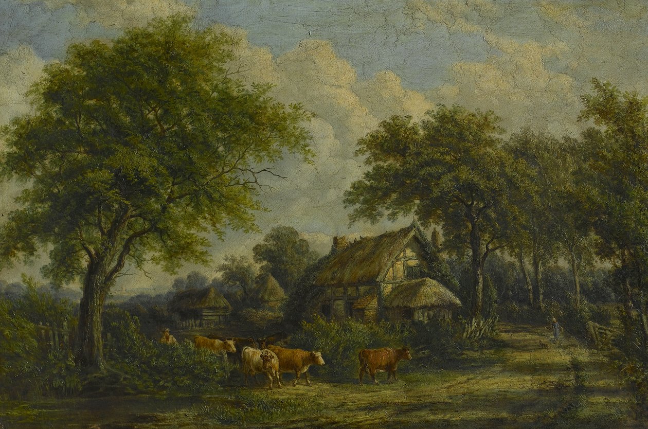 Poblíž Berkswellu, kolem roku 1850 od English School