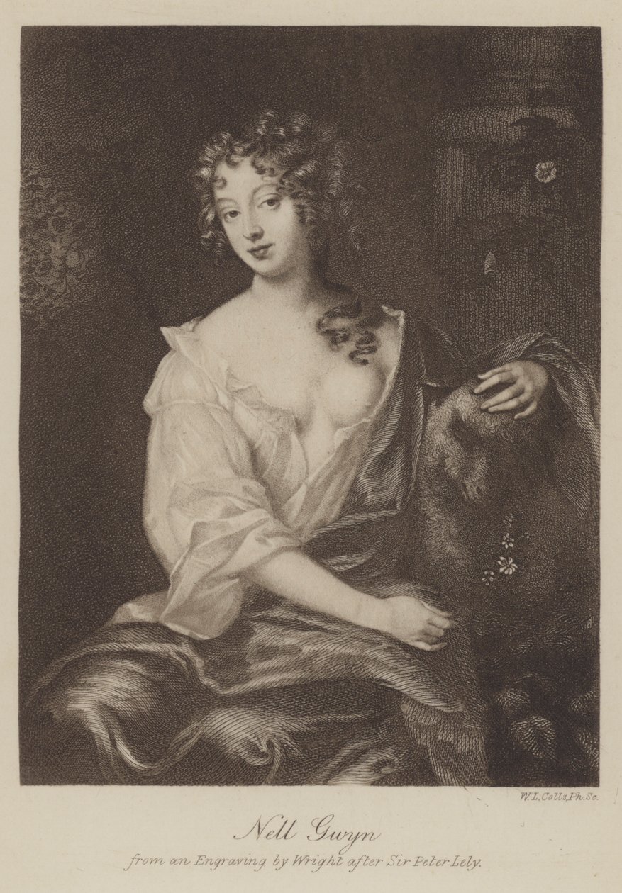 Nell Gwyn (rytina) od English School