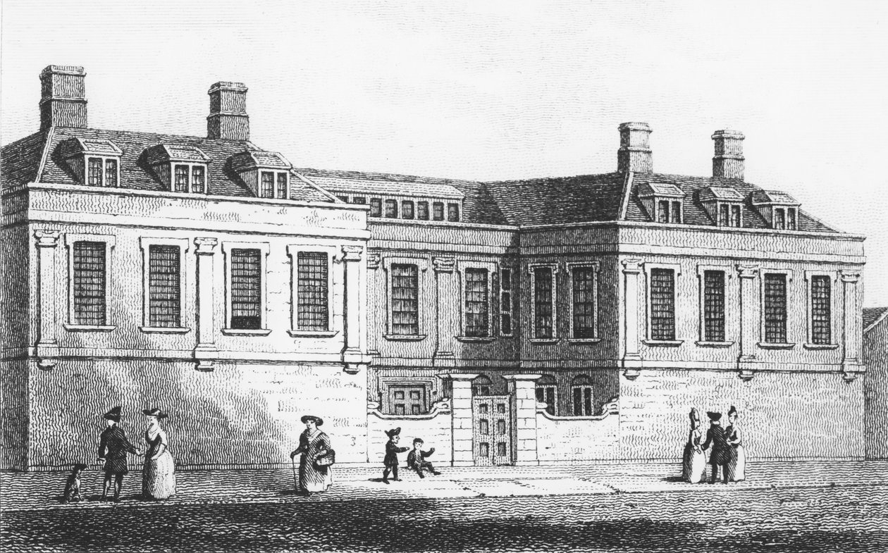 Newcastle House, c.1790 (rytina) od English School