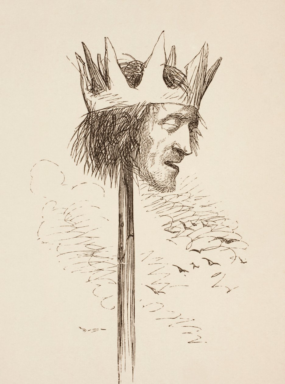 "Vypadni s jeho hlavou a polož ji na York gates." Takže York může přehlédnout město York, 1890 od English School