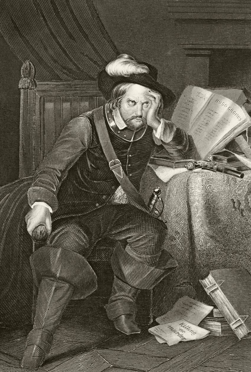 Oliver Cromwell, z „Národní a domácí historie Anglie“ od Williama Hickmana Smith Aubrey (1858-1916), vydaný v Londýně, kolem roku 1890 od English School