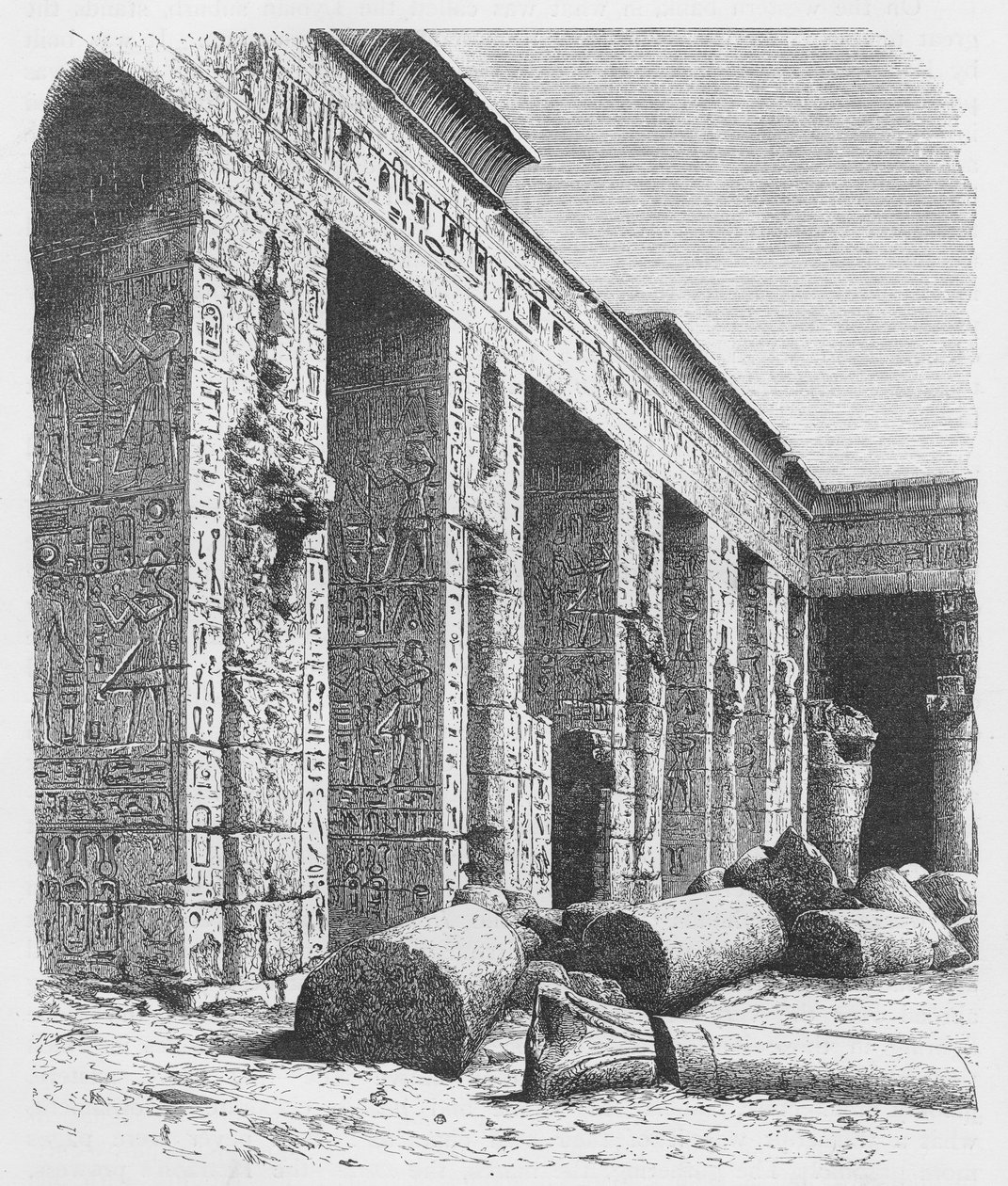 Palác Rameses III, Medinet-Abou od English School