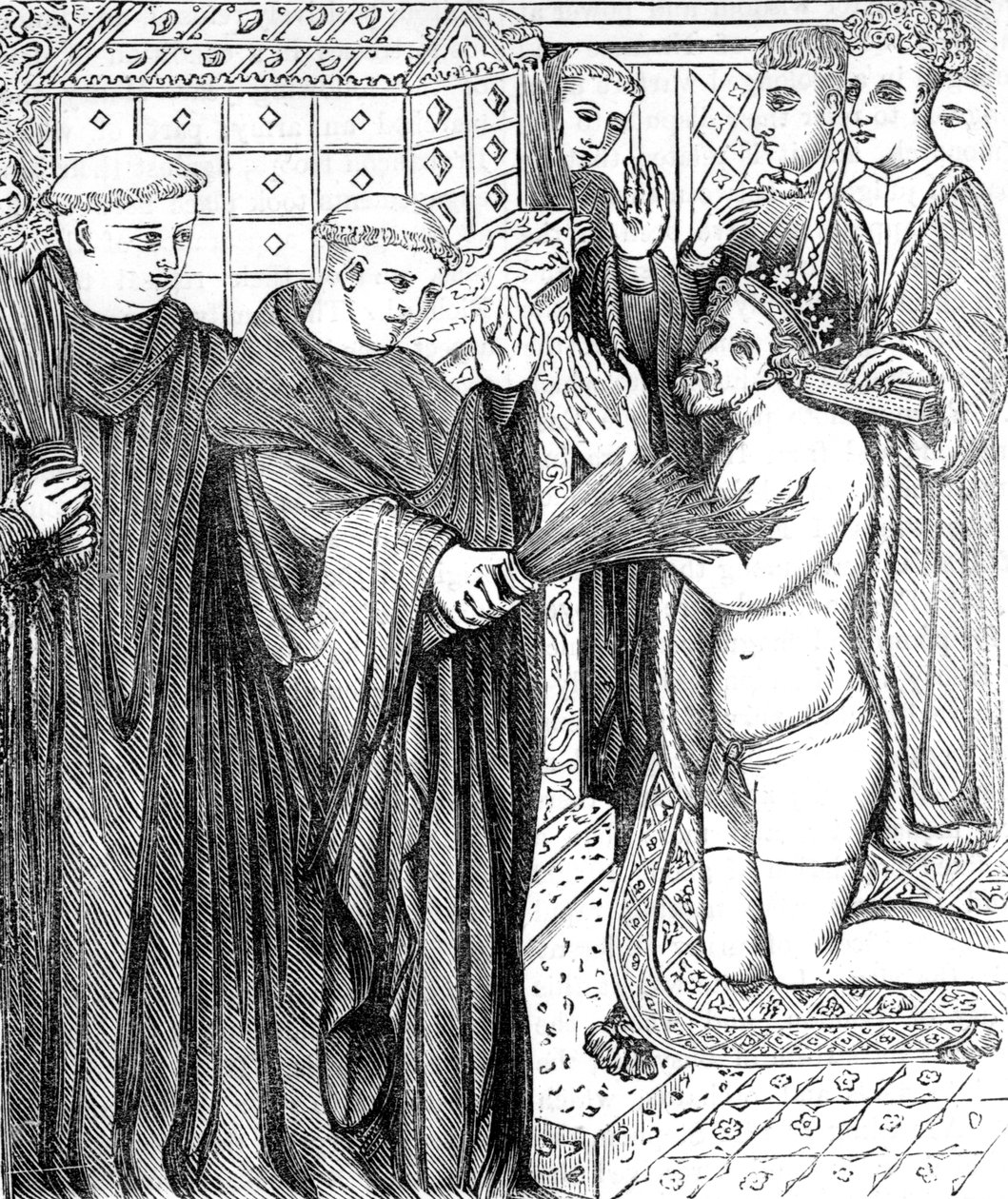 Penance of Henry II, po rytině v Carterově 
