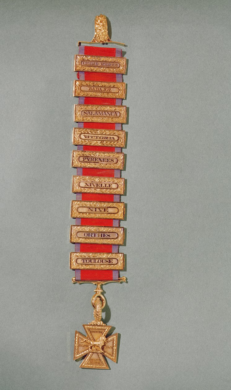 Peninsular Gold Cross, c.1813 (zlato) od English School