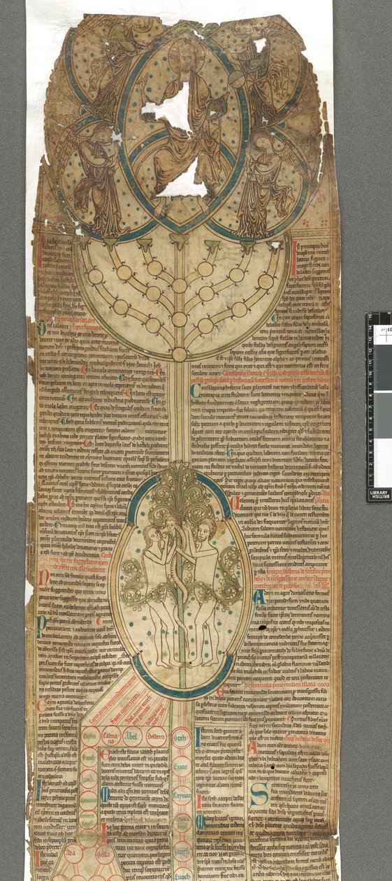 Petr z Poitiers, Kompendium dějin v Kristově genealogii (pergamen) od English School