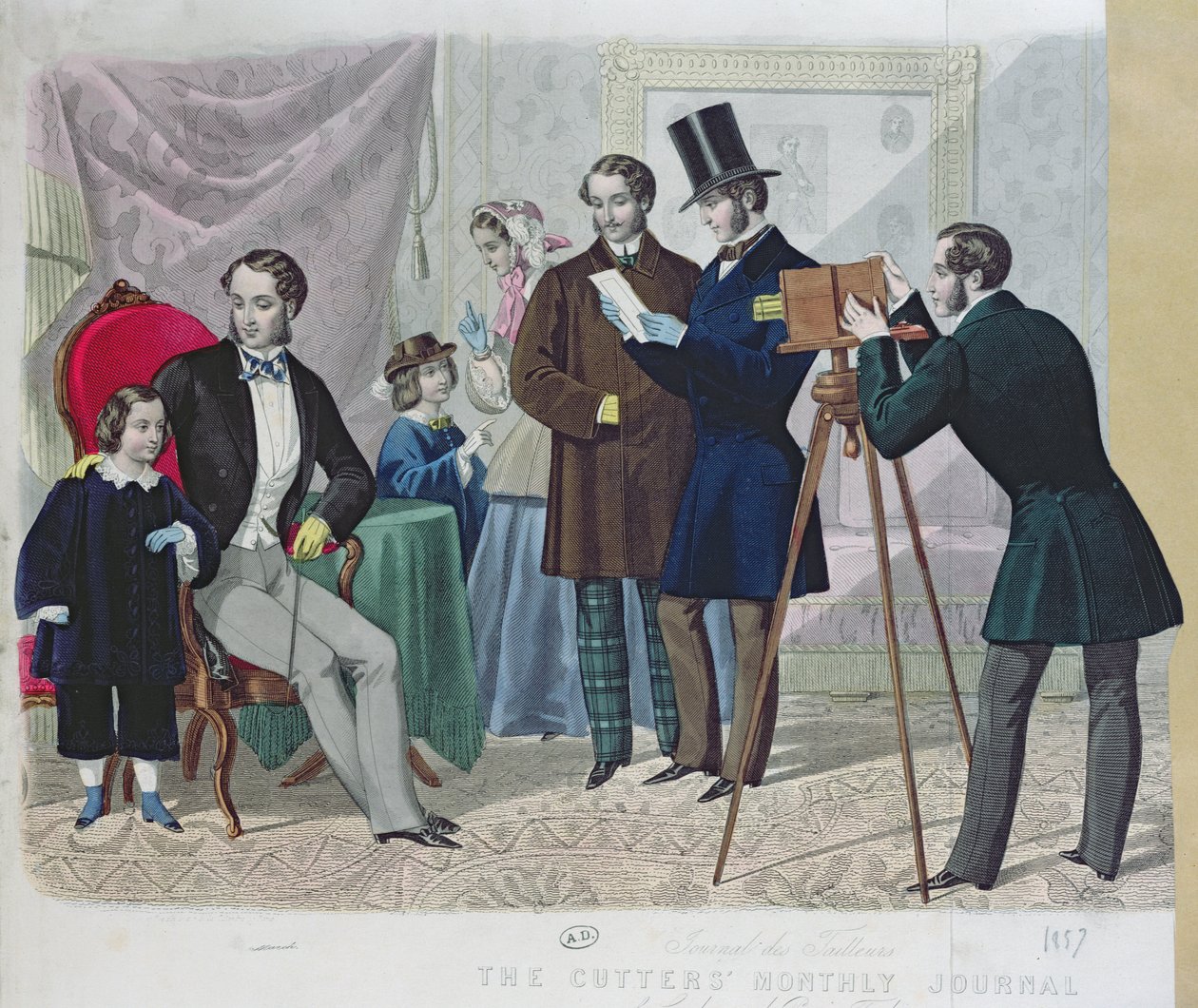 Fotografické zasedání, 1857 od English School