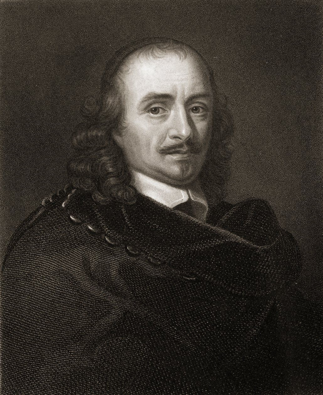 Pierre Corneille (1606-84) z Galerie portrétů, vydané v roce 1833 od English School