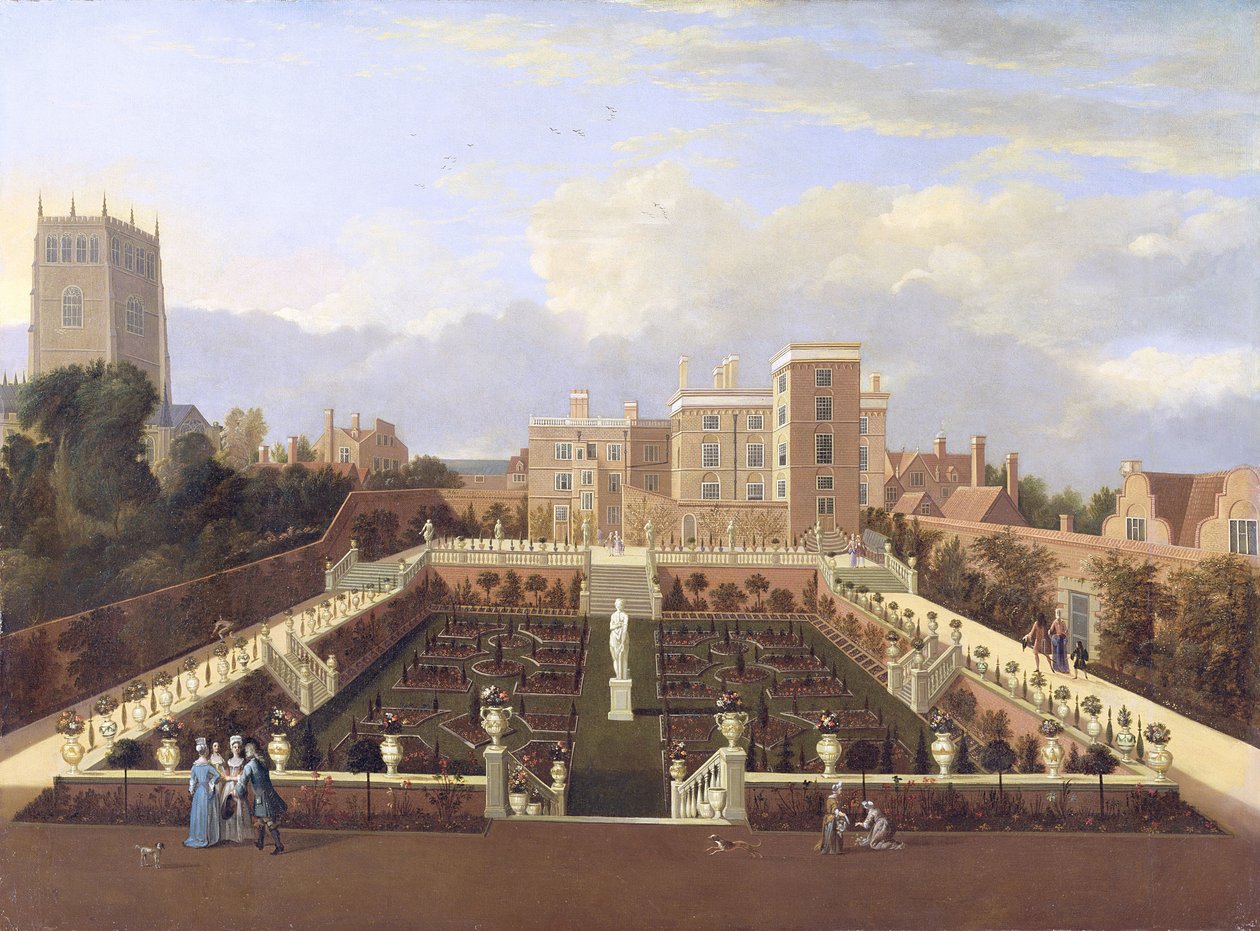 Pierrepont House, Nottingham, kolem 1708-13 od English School
