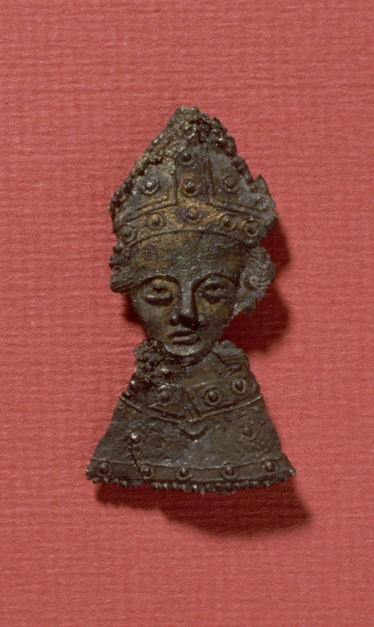 Poutnický odznak Thomase a Becketa (1112-70) (slitina cínu a olova) od English School