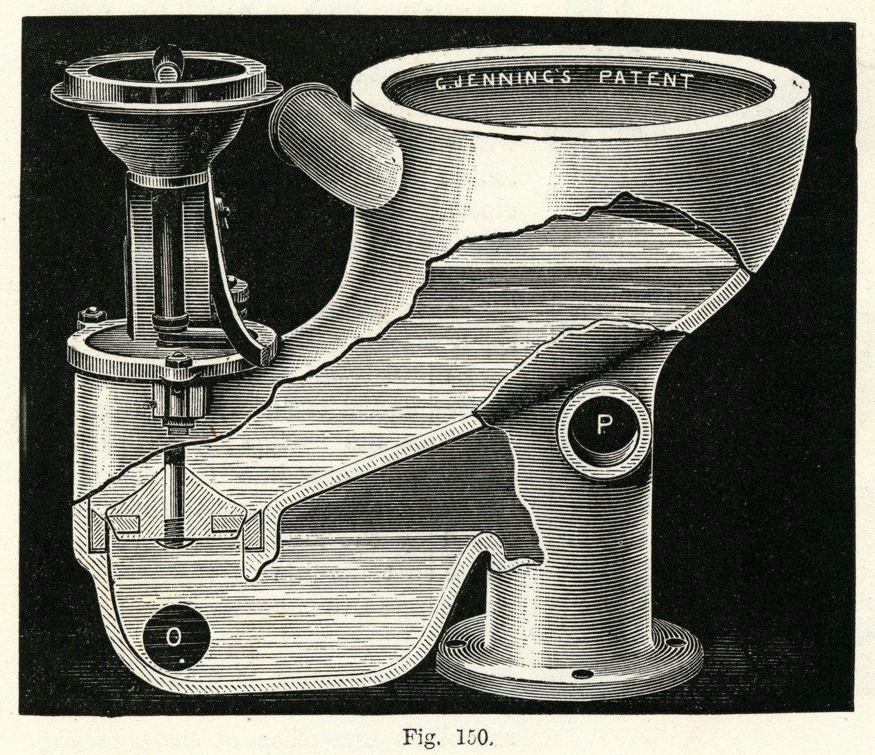 Skříň plunžrového ventilu, 1870 od English School