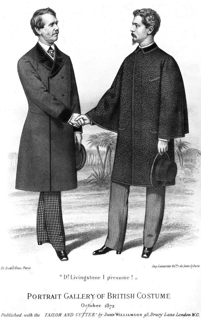 Portrétní galerie britského kostýmu, publikoval s Tailor and Cutter John Williamson, 1872 od English School