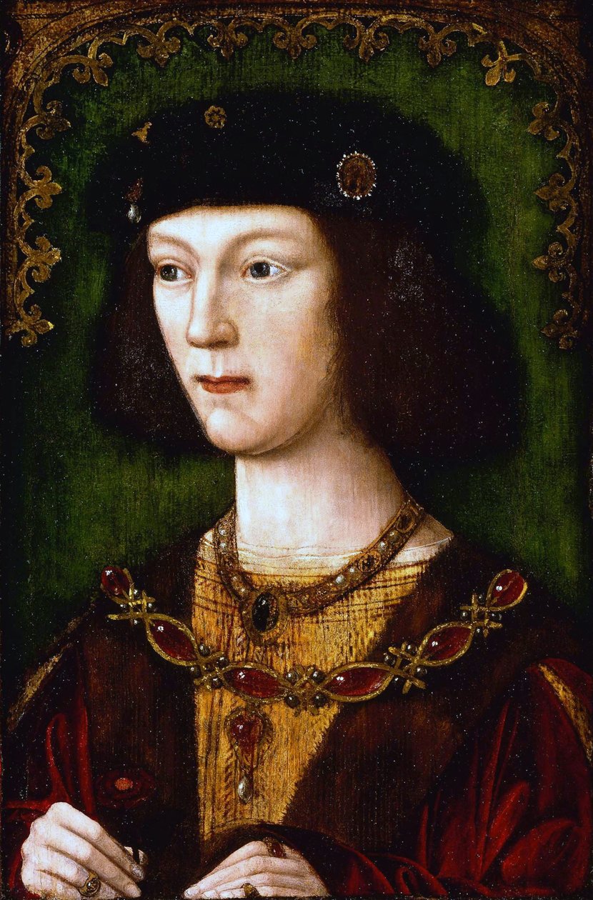 "Portrét anglického krále Jindřicha VIII. (1491-1547)"" Obraz z anglické školy kolem roku 1513 Denver Art Museum od English School