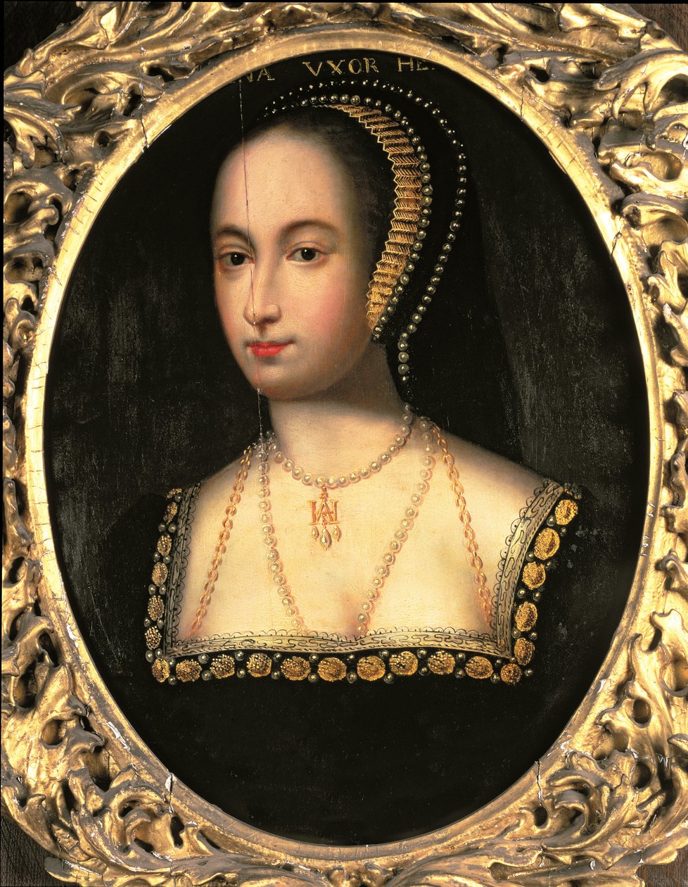 Portrét Anny Boleynové (asi 1507-36), 1533 od English School