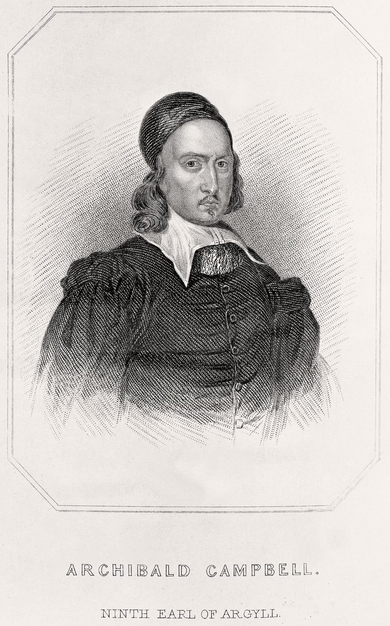 Portrét Archibalda Campbella, 9. hraběte z Argyll, 1835 od English School