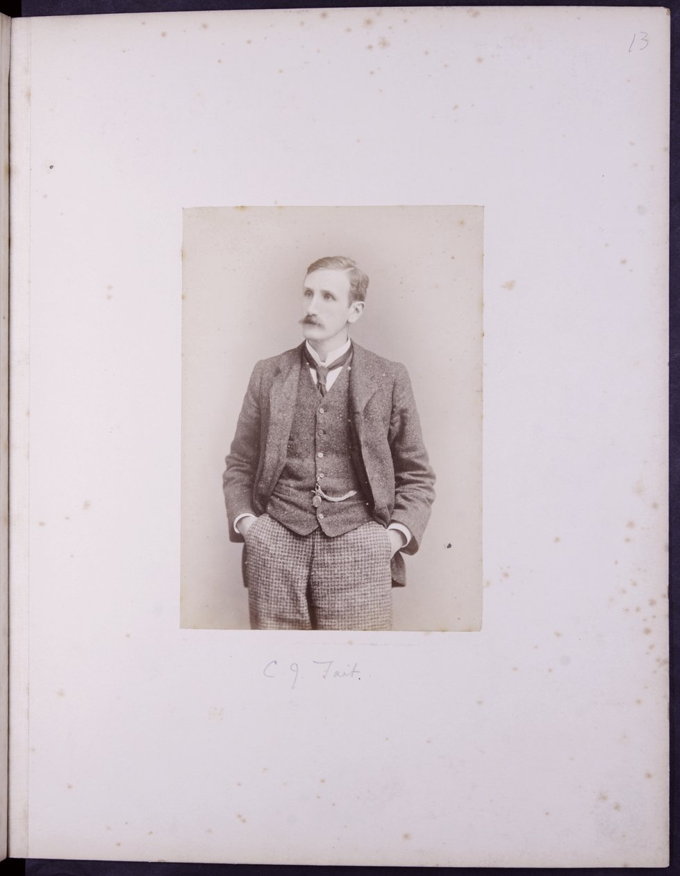 Portrét CJ Taita, cca 1900 (čb fotografie) od English School