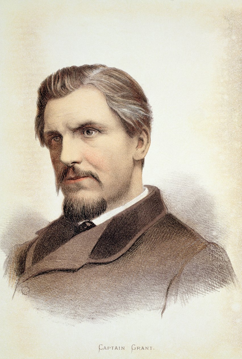 Portrét kapitána Jamese Augusta Granta (1827-87) od English School