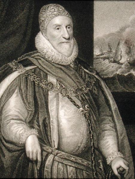 Portrét Charlese Howarda (1536-1624), z knihy "Lodge