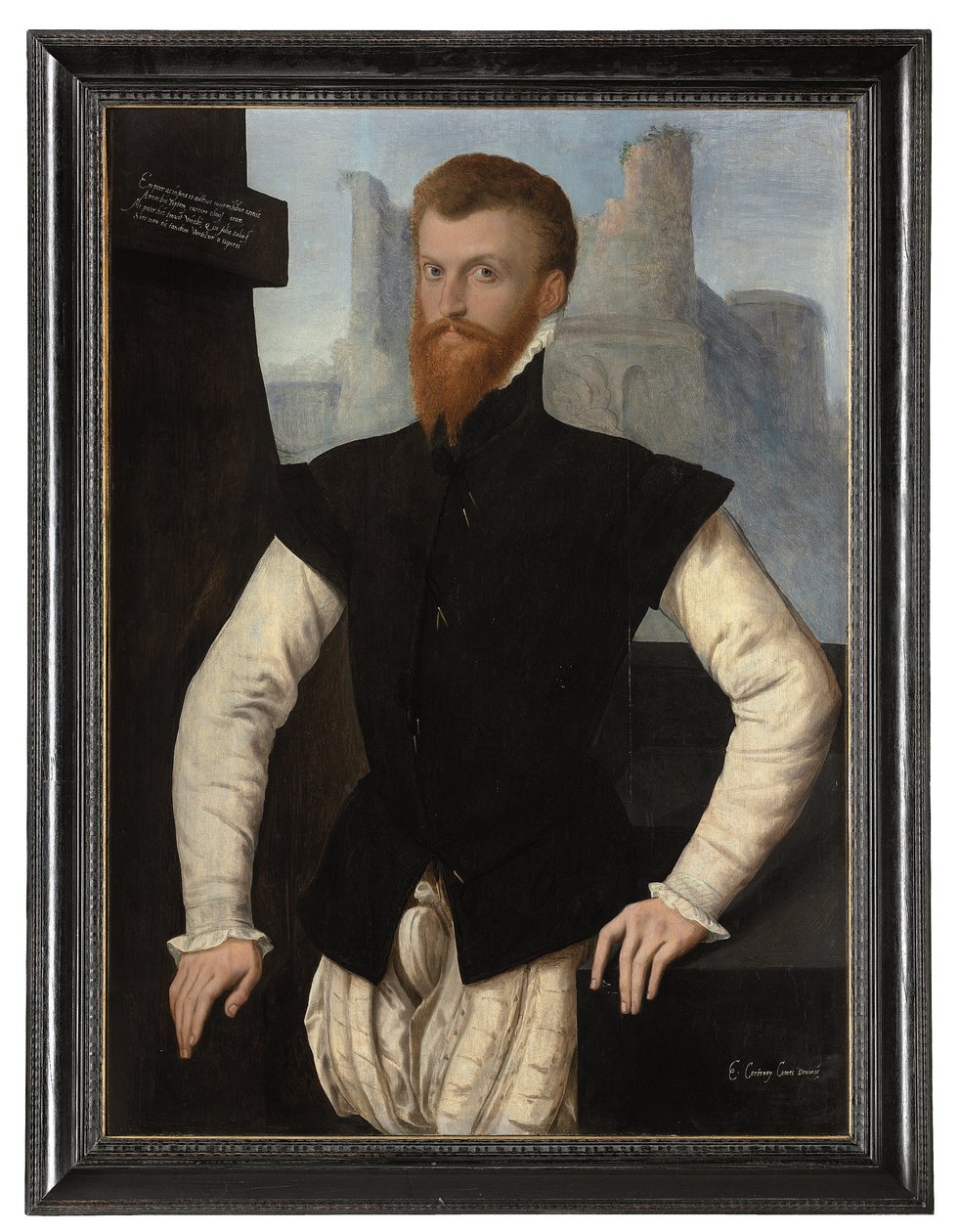 Portrét Edwarda Courtenaye, 1. hraběte z Devonu, kolem roku 1555 od English School