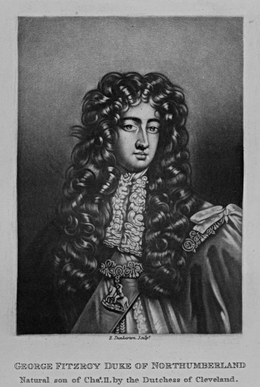 Portrét Jiřího vévody z Northumberlandu, z knihy Richard Earlom a Charles Turner, "Characters Illustrious in British History", 1815. od English School