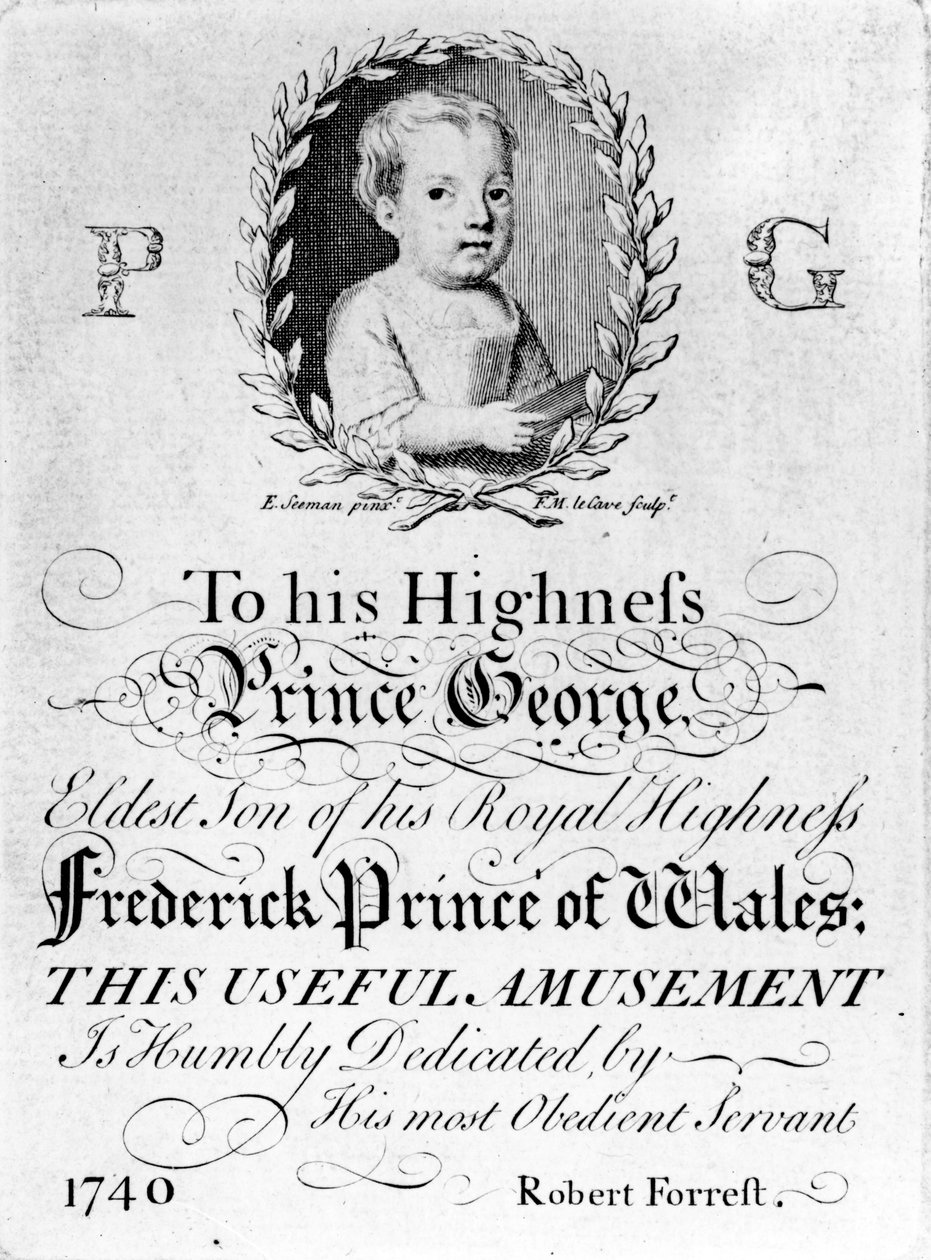 Portrét Jiřího III., tisk vytvořil Francois Movellon de la Cave, 1804 od English School