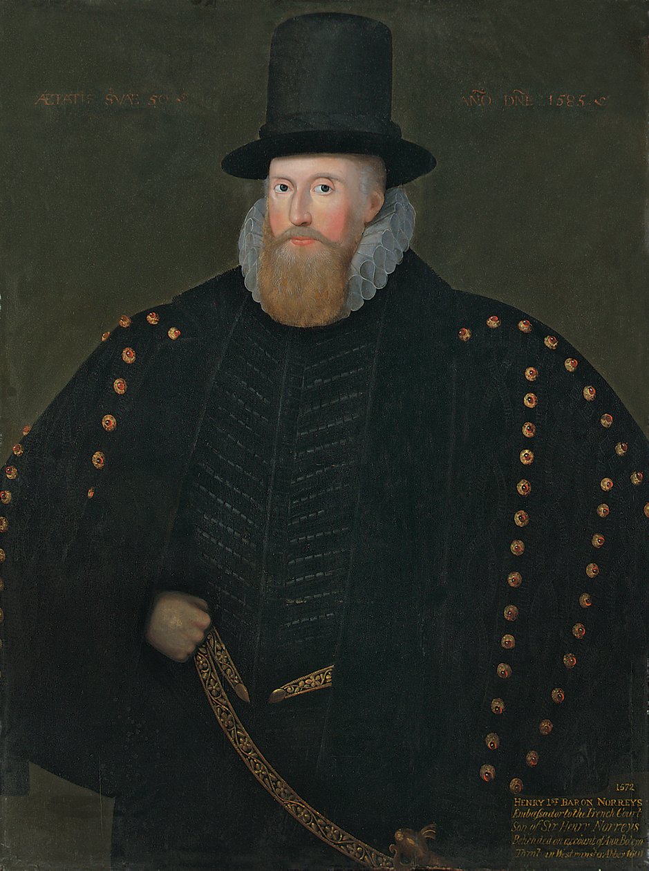 Portrét Jindřicha, prvního barona Norrise, z Rycote, 1585 od English School