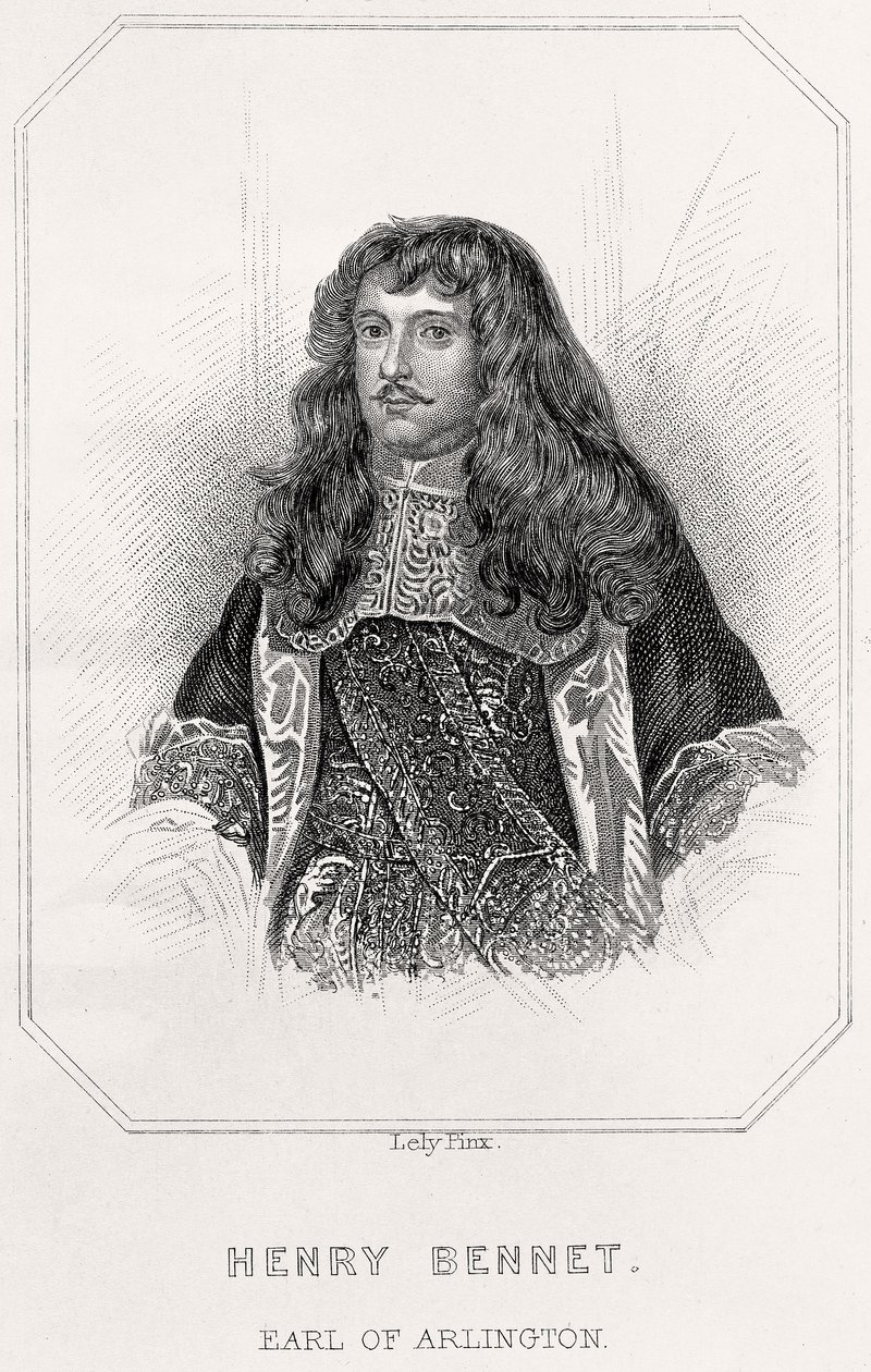 Portrét Henryho Benneta, hraběte z Arlingtonu, 1835 od English School