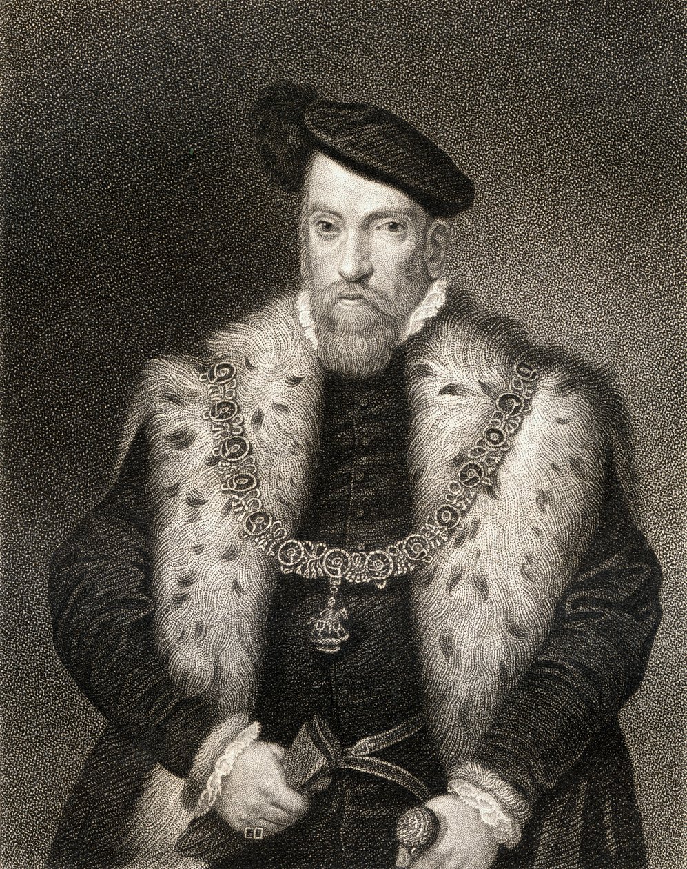 Portrét Henryho Fitzalana, 12. hraběte z Arundel, z Lodges British Portraits, 1823 od English School