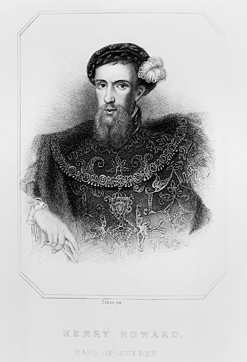 Portrét Henryho Howarda (1517-47) hrabě ze Surrey, z 