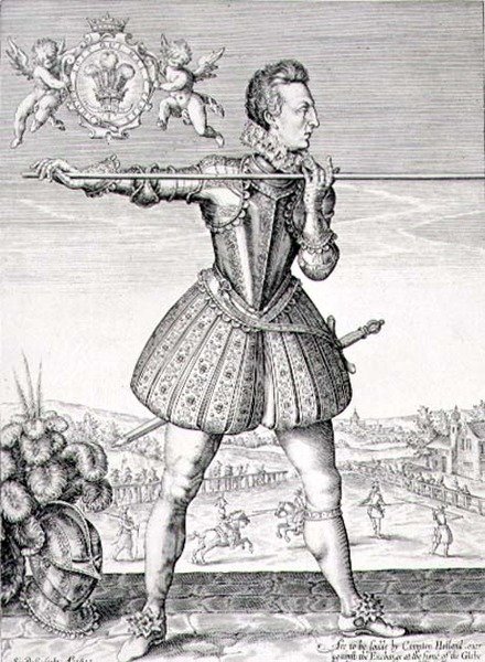 Portrét Jindřicha, prince z Walesu (1594-1612) vyrytý Simonem de Passe (1595-1647) 1612 (rytina) od English School
