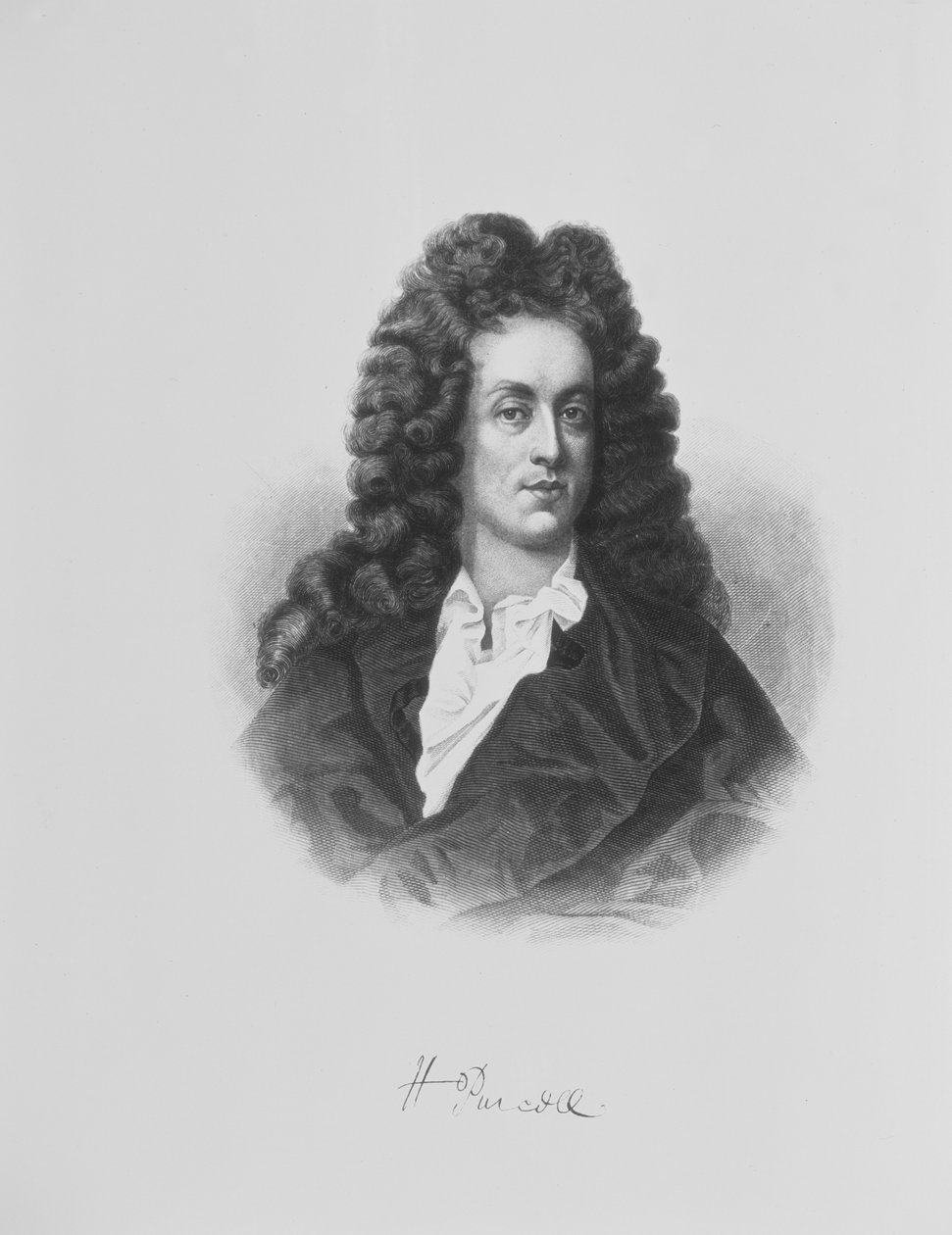 Portrét Henryho Purcella (1659-95) od English School